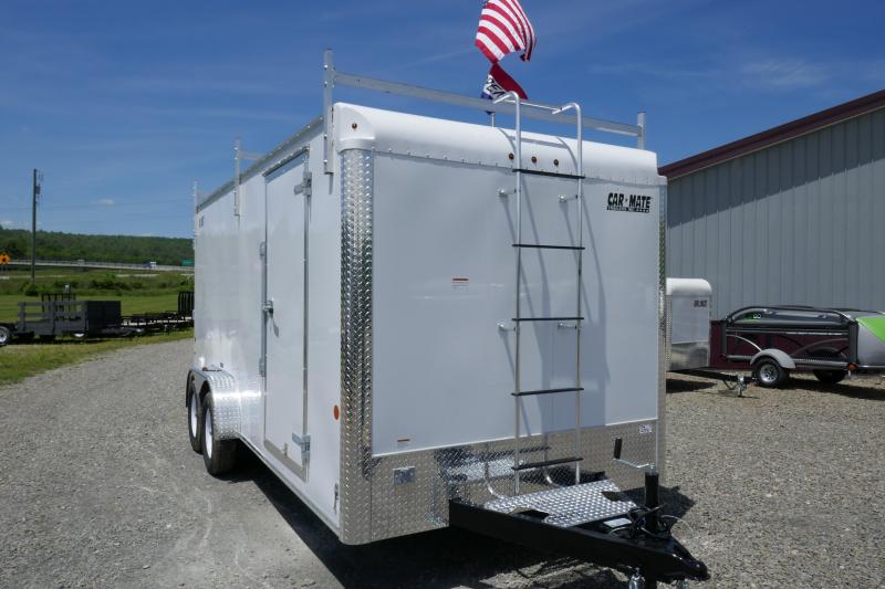 2019 Car Mate Trailers CM716CC-HD/CTR - 7W Tandem Axle Custom Cargo Contractor Trailer Enclosed Cargo Trailer 2019 Car Mate Trailers CM716CC-HD/CTR - 7W Tandem Axle Custom Cargo Contractor Trailer Enclosed Cargo Trailer