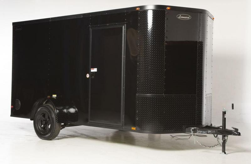 Limited Black Edition 6x12 SIngle-Axle Cargo Trailer. Aluminum body with V-Nose. Built to last! Limited Black Edition 6x12 SIngle-Axle Cargo Trailer. Aluminum body with V-Nose. Built to last!