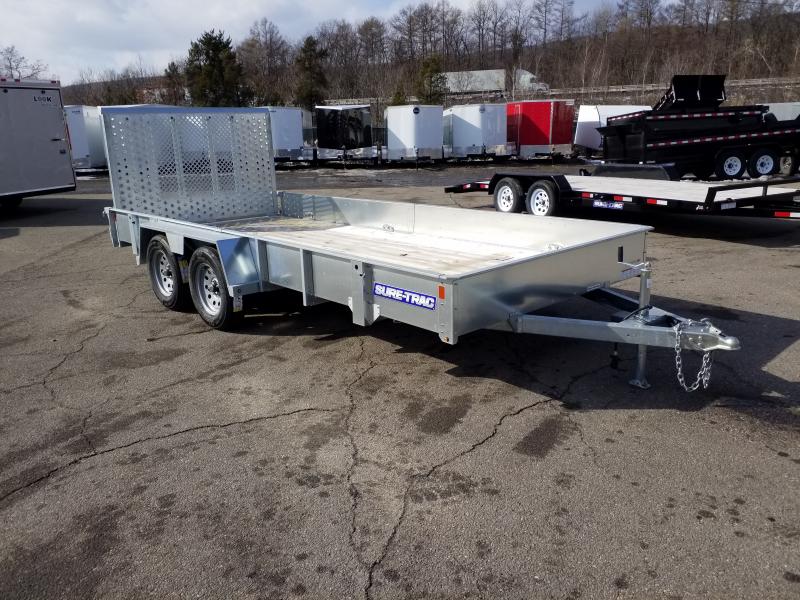 2018 Sure-Trac 7 x 16 Galvanized High Side 7K GVWR 2018 Sure-Trac 7 x 16 Galvanized High Side 7K GVWR
