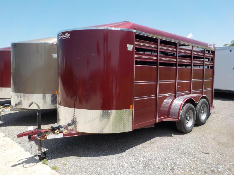2018 Delta Manufacturing 16x6 500 ES Livestock Trailer 2018 Delta Manufacturing 16x6 500 ES Livestock Trailer
