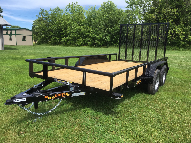 2019 Doolittle Trailer Mfg 77 x 14 PIPE RAIL Utility Trailer 7000 GVWR 2019 Doolittle Trailer Mfg 77 x 14 PIPE RAIL Utility Trailer 7000 GVWR