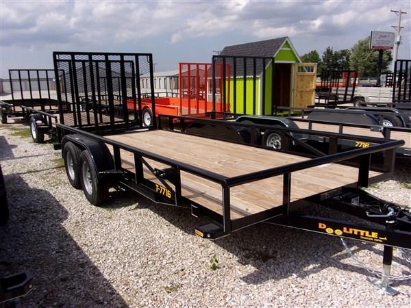New 2019 Doolittle 77" x 16 Pipe Rail TA Utility Trailer New 2019 Doolittle 77" x 16 Pipe Rail TA Utility Trailer