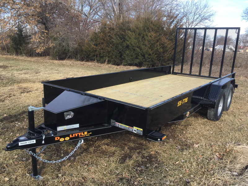 2019 Doolittle 77 x 12 PIPE RAIL Utility Trailer 2019 Doolittle 77 x 12 PIPE RAIL Utility Trailer