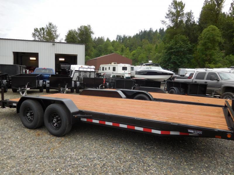 2018 Iron Eagle 7X18 10k Series Flatbed Trailer - Ramps Included 2018 Iron Eagle 7X18 10k Series Flatbed Trailer - Ramps Included