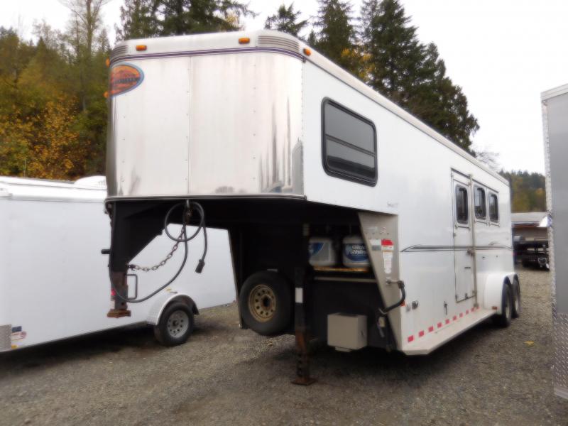 Used 2009 Sundowner 3 Horse Gooseneck Sunlite727 Horse Trailer Used 2009 Sundowner 3 Horse Gooseneck Sunlite727 Horse Trailer
