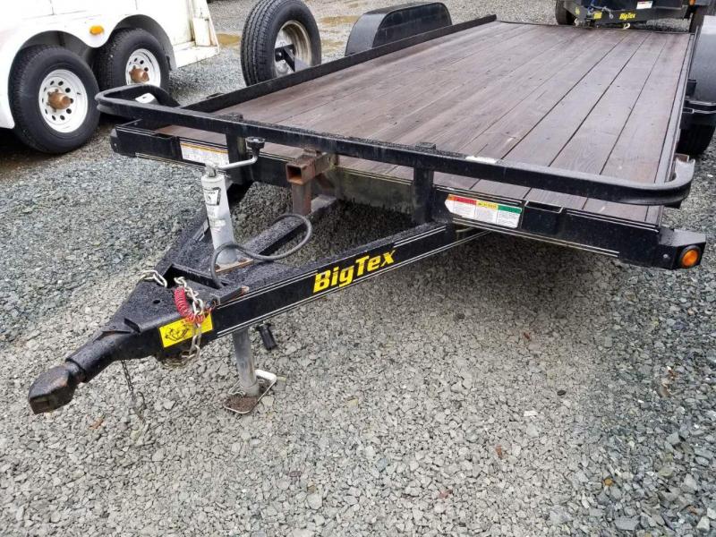 Pre-Owned 2011 Big Tex Trailers 70CH-18 Flatbed Car Hauler Trailer Pre-Owned 2011 Big Tex Trailers 70CH-18 Flatbed Car Hauler Trailer