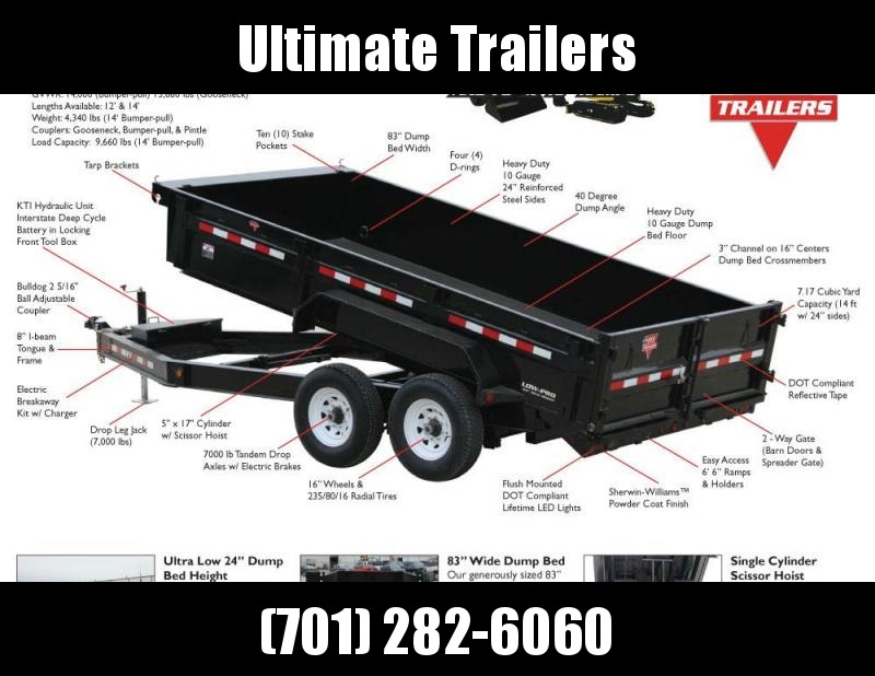 2019 PJ Trailers 83 Wide Dump - DL Series Dump Trailer 2019 PJ Trailers 83 Wide Dump - DL Series Dump Trailer