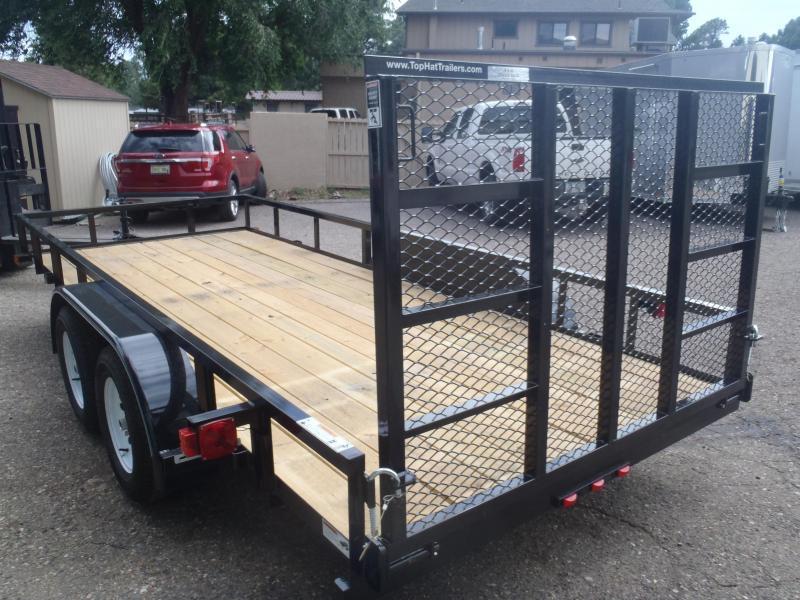 77X16 Light Duty Utility Trailer NO BRAKES with ramp 77X16 Light Duty Utility Trailer NO BRAKES with ramp