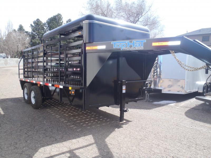 6.8X16 1/2 Top Gooseneck Stock Brahma Livestock Trailer 6.8X16 1/2 Top Gooseneck Stock Brahma Livestock Trailer