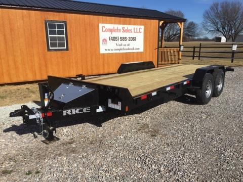 2018 Rice PTH20S Full Tilt Flatbed Trailer 2018 Rice PTH20S Full Tilt Flatbed Trailer