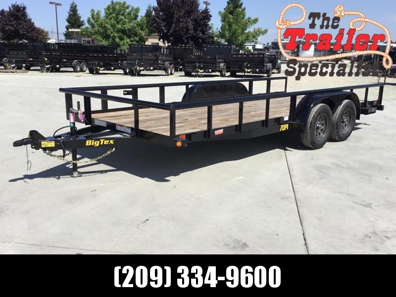 2020 Big Tex Trailers 70PI-18XSIR 83"x18 Utility Trailer 2020 Big Tex Trailers 70PI-18XSIR 83"x18 Utility Trailer