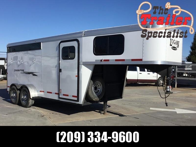 USED 2017 Logan Coach 3H Crossfire GN Horse Trailer USED 2017 Logan Coach 3H Crossfire GN Horse Trailer