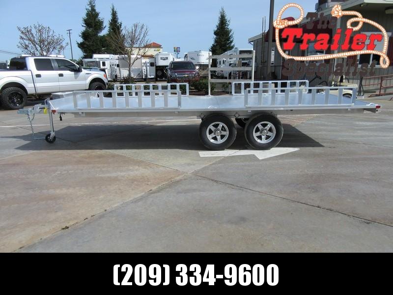 New 2018 Aluma A8818 aluminum ATV Trailer 88"x18' Vin 76814 New 2018 Aluma A8818 aluminum ATV Trailer 88"x18' Vin 76814