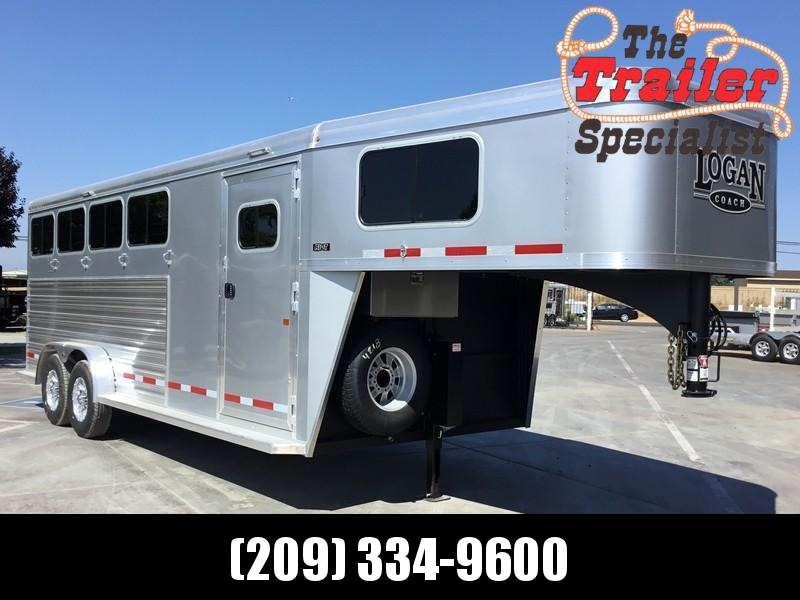 NEW 2019 Logan Coach Riot 4H GN Horse Trailer NEW 2019 Logan Coach Riot 4H GN Horse Trailer