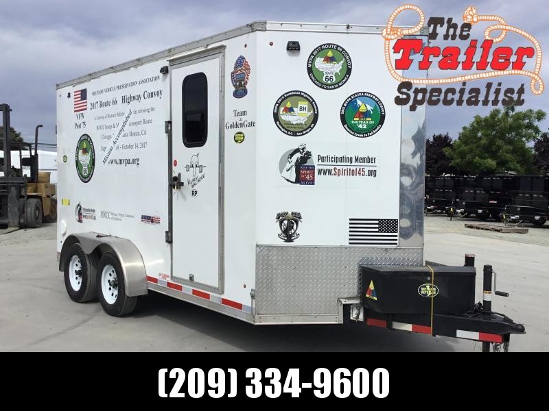 USED 2015 Look Trailers VWLC7x14TE2 Enclosed Cargo Trailer USED 2015 Look Trailers VWLC7x14TE2 Enclosed Cargo Trailer