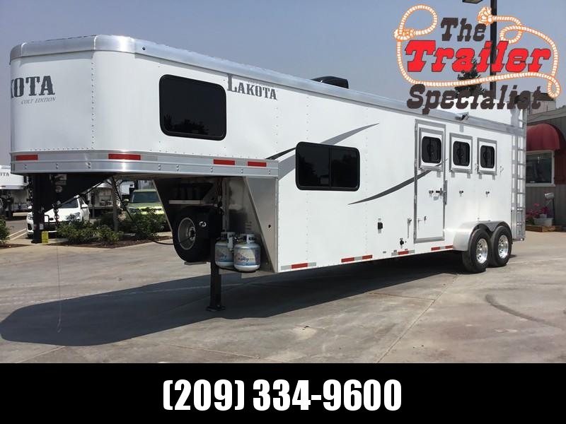 NEW 2019 Lakota Corp 3H Alum Colt GN LQ Horse Trailer NEW 2019 Lakota Corp 3H Alum Colt GN LQ Horse Trailer