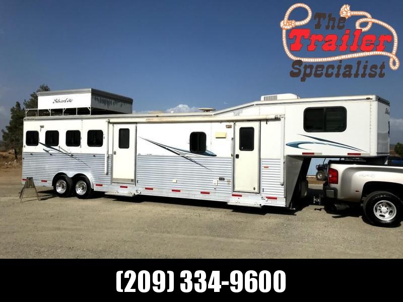 USED 2008 Silver Lite 4H 14ft LQ Horse Trailer USED 2008 Silver Lite 4H 14ft LQ Horse Trailer