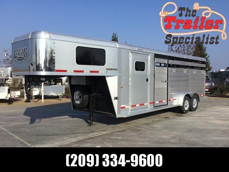 NEW 2019 Logan Coach Dual mandoor 22ft stock combo Livestock Trailer NEW 2019 Logan Coach Dual mandoor 22ft stock combo Livestock Trailer
