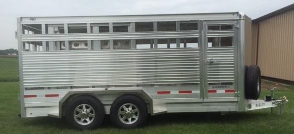 2019 Eby Maverick LS Bumper Hitch Livestock Trailer 2019 Eby Maverick LS Bumper Hitch Livestock Trailer