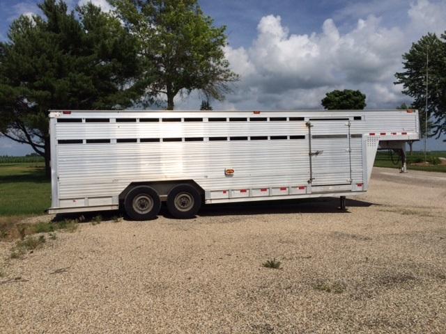 1995 Barrett Trailers 8 X 24 Livestock Trailer 1995 Barrett Trailers 8 X 24 Livestock Trailer