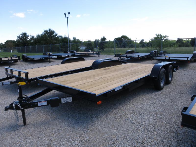18' Car Trailers Wood Floor w/ ramps - Brake 18' Car Trailers Wood Floor w/ ramps - Brake
