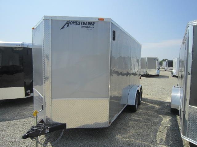 Homesteader Trailers 7x14 Enclosed Trailer w/ Ramp Door - Vents - Drings Homesteader Trailers 7x14 Enclosed Trailer w/ Ramp Door - Vents - Drings
