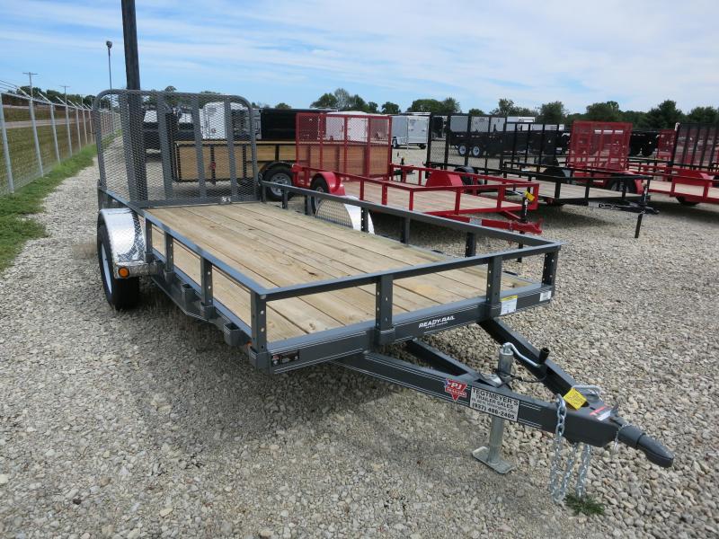 PJ Trailers 6x14 Utility Trailers w/ Gate PJ Trailers 6x14 Utility Trailers w/ Gate
