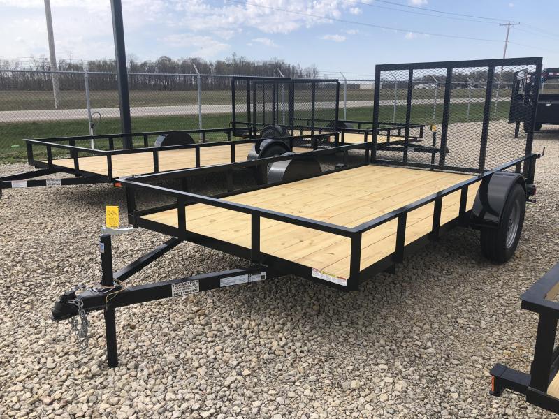 Lone Wolf Trailers 6x12 Utility Trailer w/ Rear Gate- 2" Coupler Lone Wolf Trailers 6x12 Utility Trailer w/ Rear Gate- 2" Coupler