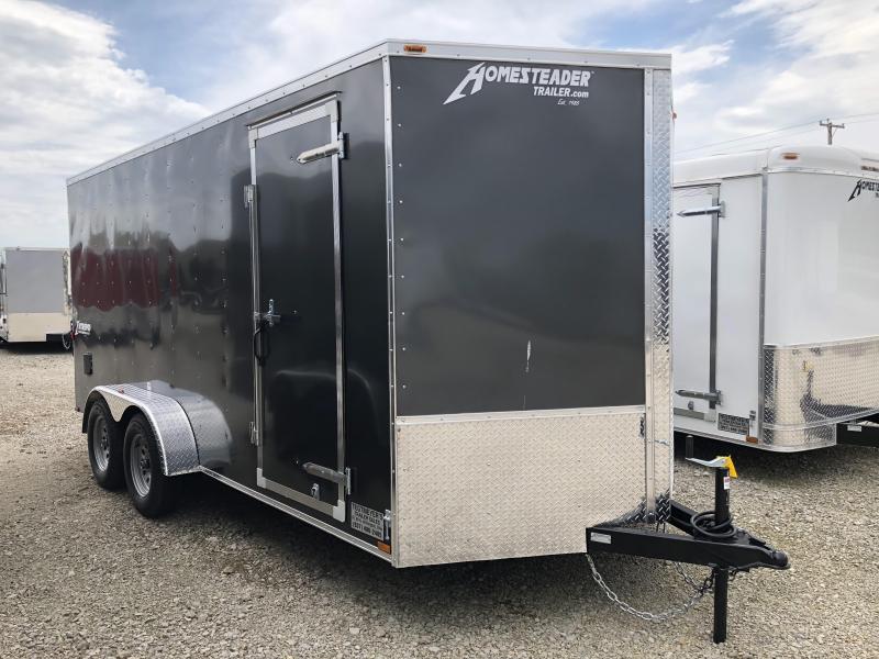 Homesteader Trailers 7x16 Enclosed Trailer w/ Ramp Door Homesteader Trailers 7x16 Enclosed Trailer w/ Ramp Door