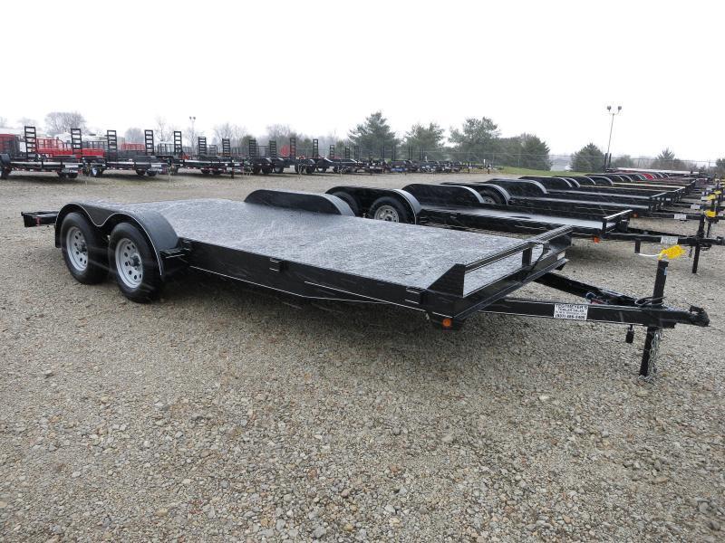 Lone Wolf Trailers 18' Steel Floor Car Hauler w/ ramps - dove Lone Wolf Trailers 18' Steel Floor Car Hauler w/ ramps - dove