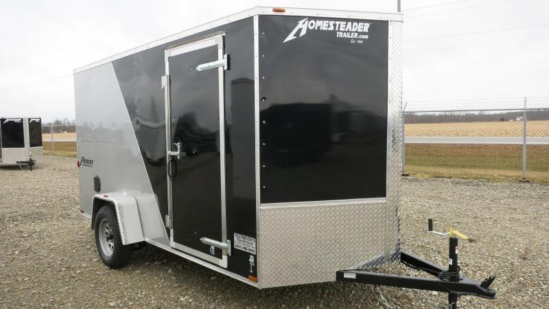 Homesteader Trailers 6x12 Enclosed Trailer w/ Ramp Door - D Rings - Side Wall Vents Homesteader Trailers 6x12 Enclosed Trailer w/ Ramp Door - D Rings - Side Wall Vents