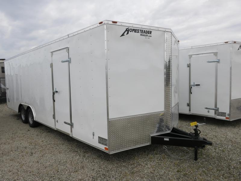 Homesteader Trailers 8.5x24 Enclosed Trailer w/ ramp door - Side Door Homesteader Trailers 8.5x24 Enclosed Trailer w/ ramp door - Side Door