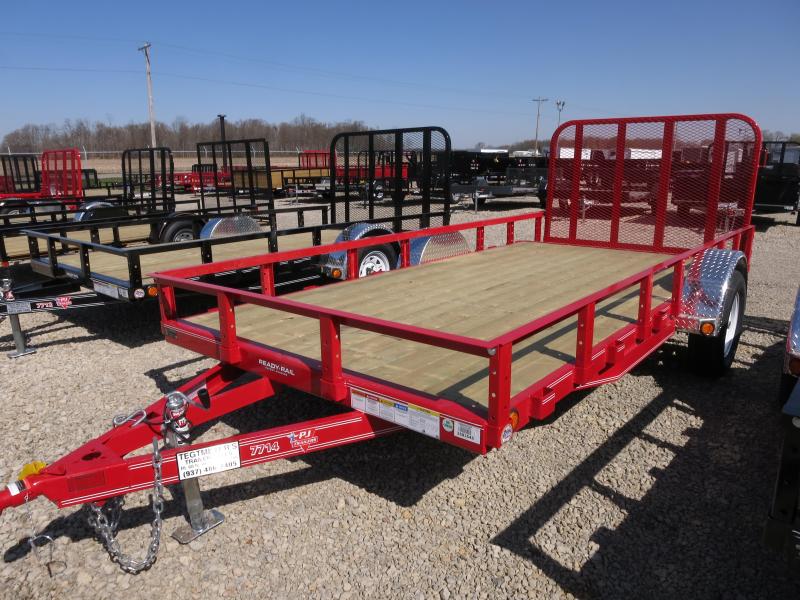 PJ Trailers 6x14 Utility Trailers w/ Gate - 2900# PJ Trailers 6x14 Utility Trailers w/ Gate - 2900#