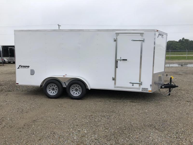 Homesteader Trailers 7x16 Enclosed Trailer w/ Ramp Door - Side Wall Vents - D Rings - Side Door Homesteader Trailers 7x16 Enclosed Trailer w/ Ramp Door - Side Wall Vents - D Rings - Side Door
