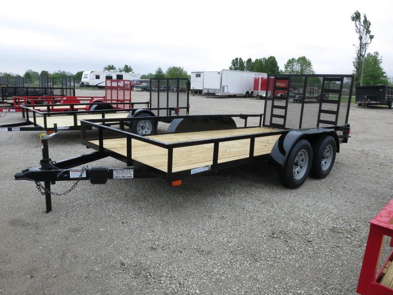 American Manufacturing 6x14 Tandem Axle Utility Trailer w/ gate American Manufacturing 6x14 Tandem Axle Utility Trailer w/ gate