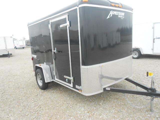 Homesteader Trailers 6x10 Single Axle Enclosed Trailer with Ramp Door - Side Door - Side Wall Vents Homesteader Trailers 6x10 Single Axle Enclosed Trailer with Ramp Door - Side Door - Side Wall Vents