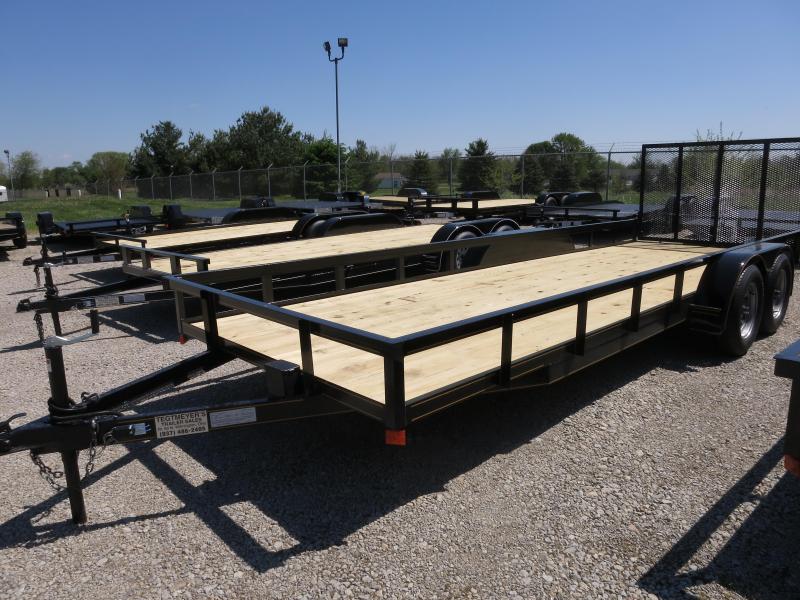 P&T Trailers 6x20 Tandem Axle Utility w/ Rear Gate P&T Trailers 6x20 Tandem Axle Utility w/ Rear Gate