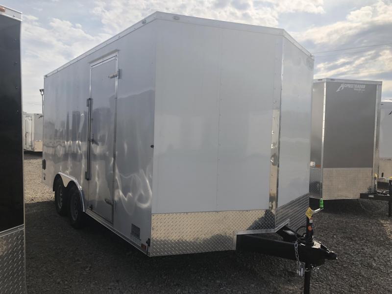 Continental Cargo 8.5X16 Enclosed Trailer W/ Ramp Door - Roof Vent - D rings Continental Cargo 8.5X16 Enclosed Trailer W/ Ramp Door - Roof Vent - D rings