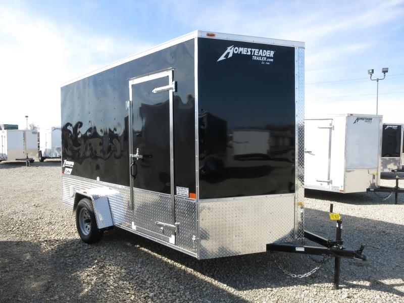 Homesteader 7x12 SA Enclosed Trailer w/ Ramp Door - D Rings - Vents Sidewall Homesteader 7x12 SA Enclosed Trailer w/ Ramp Door - D Rings - Vents Sidewall
