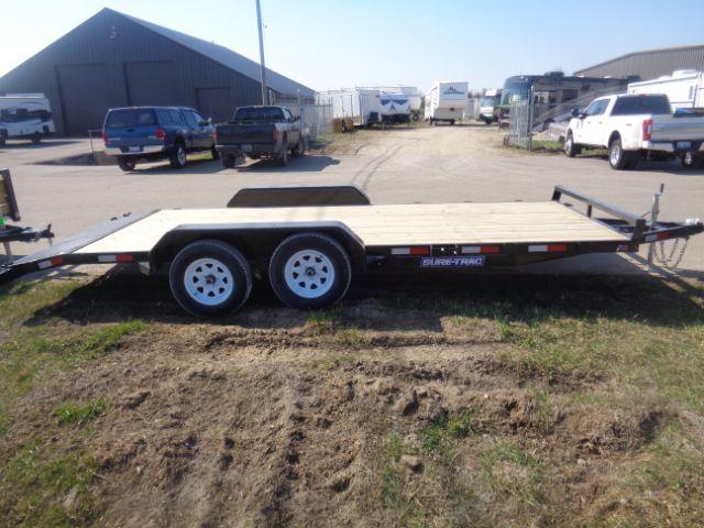 2018 Sure-Trac 7X18 WOOD DECK CAR HAULER 7K in Florence, WI 2018 Sure-Trac 7X18 WOOD DECK CAR HAULER 7K in Florence, WI