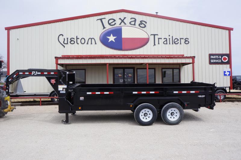 2019 PJ Trailers 16X83 Low Pro GN Dump Trailer 2019 PJ Trailers 16X83 Low Pro GN Dump Trailer