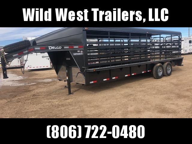 2018 Delco Trailers 24 Metal Top Livestock Trailer 2018 Delco Trailers 24 Metal Top Livestock Trailer