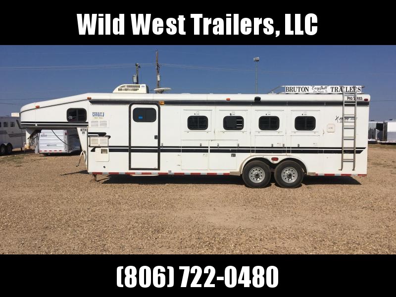 2001 Bruton Trailers 4 Horse-10 Short Wall Horse Trailer 2001 Bruton Trailers 4 Horse-10 Short Wall Horse Trailer