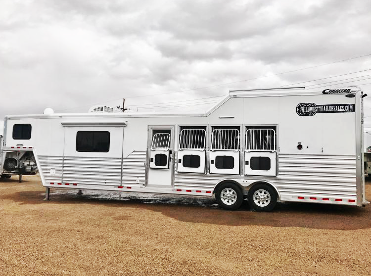 2018 Cimarron Trailers 4 Horse - 12'9" SW Trailer 2018 Cimarron Trailers 4 Horse - 12'9" SW Trailer