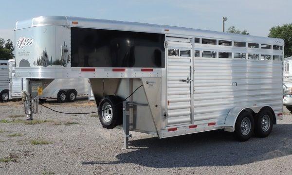 2019 Exiss STK 6816 GN Stock Trailer w/ Easy Care Flooring! 2019 Exiss STK 6816 GN Stock Trailer w/ Easy Care Flooring!