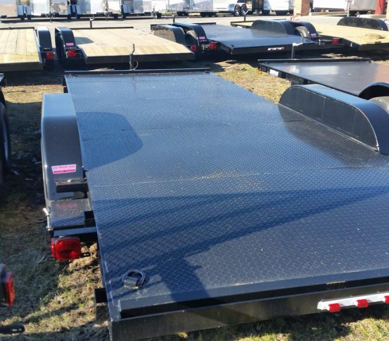 20' A.M.O. Car Hauler Trailer TA1 Steel Deck 20' A.M.O. Car Hauler Trailer TA1 Steel Deck