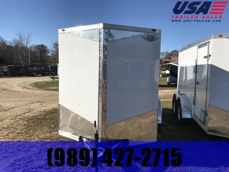 2018 MTI Trailers 6x12 white ramp Enclosed Cargo Trailer 2018 MTI Trailers 6x12 white ramp Enclosed Cargo Trailer