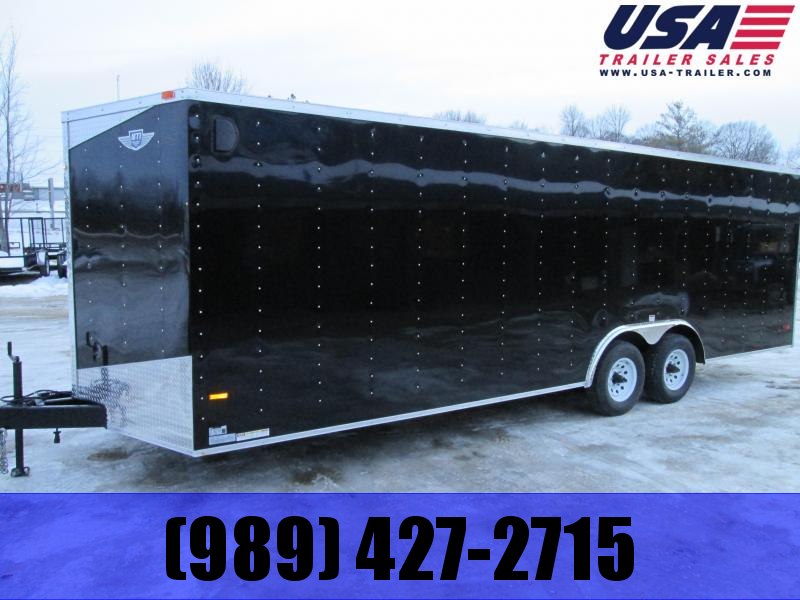 2018 RC Trailers 8.5x28 Black Enclosed Cargo Trailer 2018 RC Trailers 8.5x28 Black Enclosed Cargo Trailer
