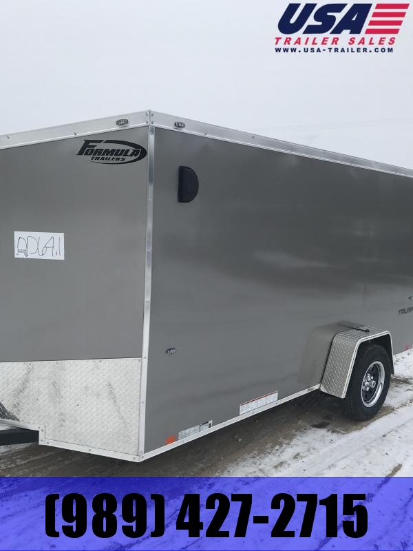 2019 Formula Trailers 6 x 12 Charcoal Ramp Enclosed Cargo Trailer 2019 Formula Trailers 6 x 12 Charcoal Ramp Enclosed Cargo Trailer