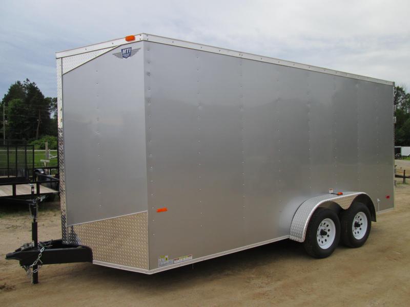 2019 MTI Trailers 7x14 Silver Ramp Enclosed Cargo Trailer 2019 MTI Trailers 7x14 Silver Ramp Enclosed Cargo Trailer